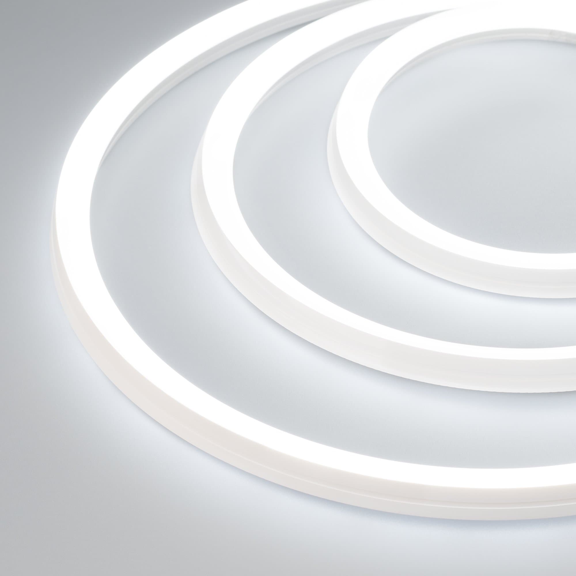 Arlight Лента герметичная MOONLIGHT-3D-A168-15x15mm 24V White6000 (7.2 W/m, IP67, 2835, 5m, wire x1) (-) 038788 — миниатюра 3
