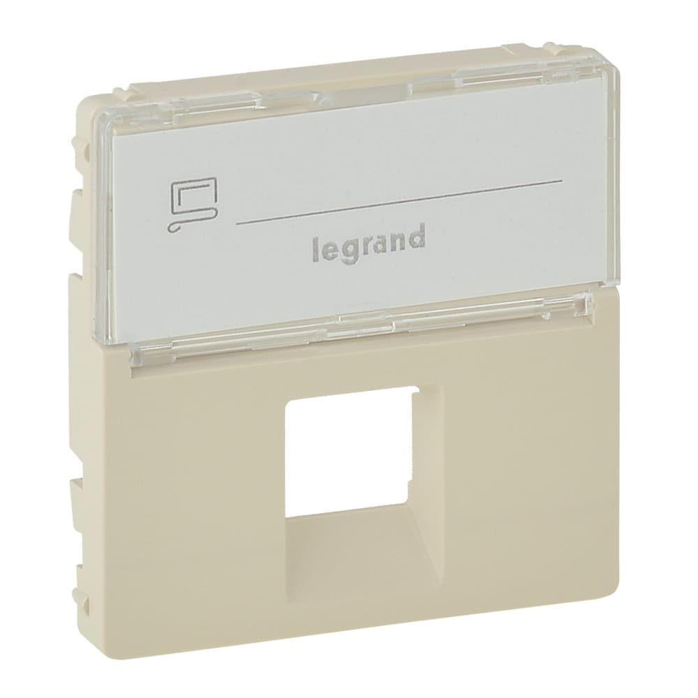 Legrand Valena LIFE Сл.кость Накладка розетки ТЛФ/комп 1-ой с полем для надписи 755471