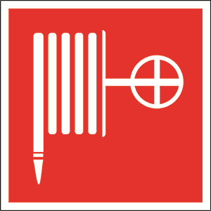 Белый свет Знак безопасности PS-15164.F02"Пожарный кран" a21946