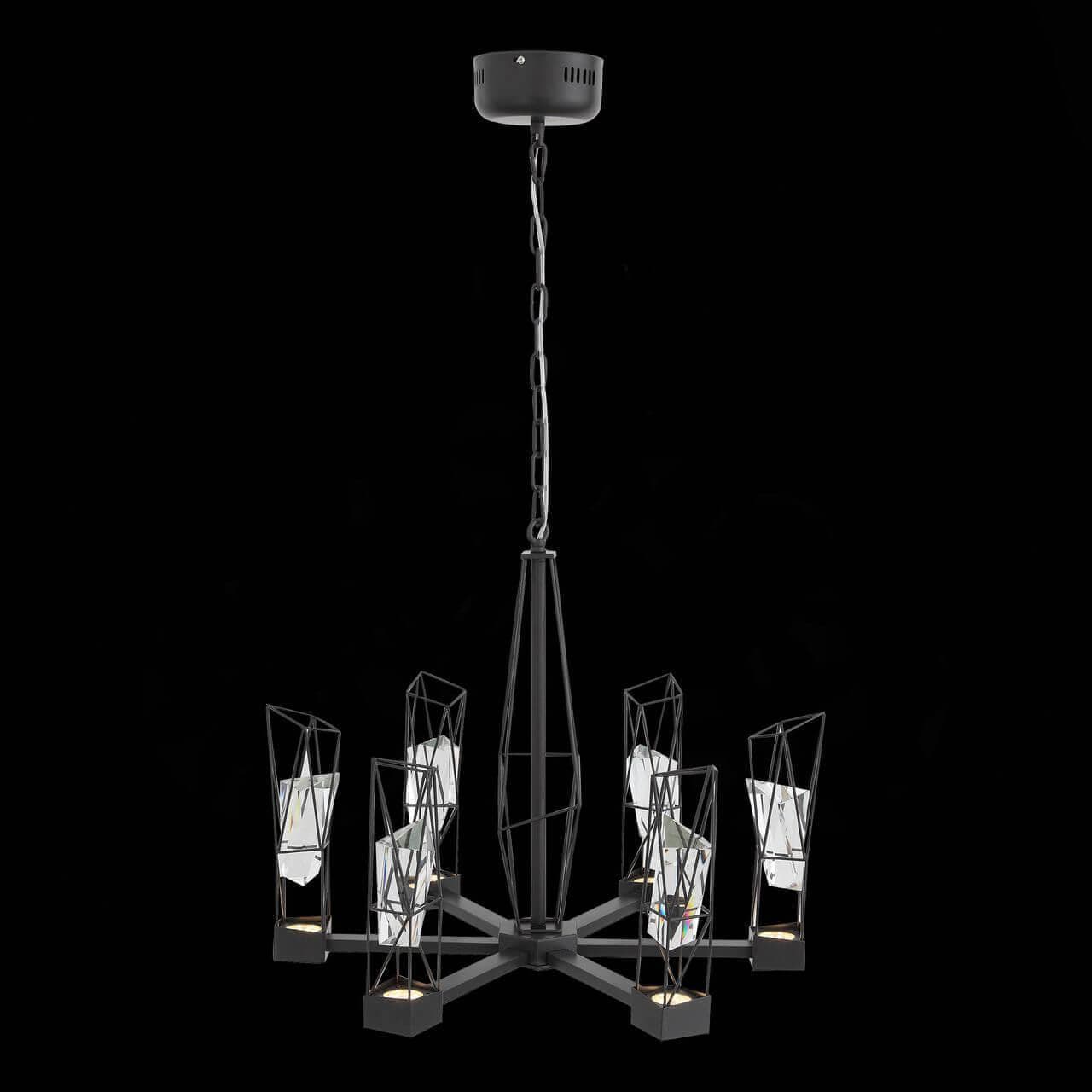 ST LUCE SL815.303.06 Люстра подвесная Серый графит/Серый графит, Прозрачный LED 6*8W — миниатюра 2