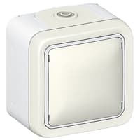Legrand Plexo Белый Вывод кабельный с зажимом 069779 — миниатюра 1