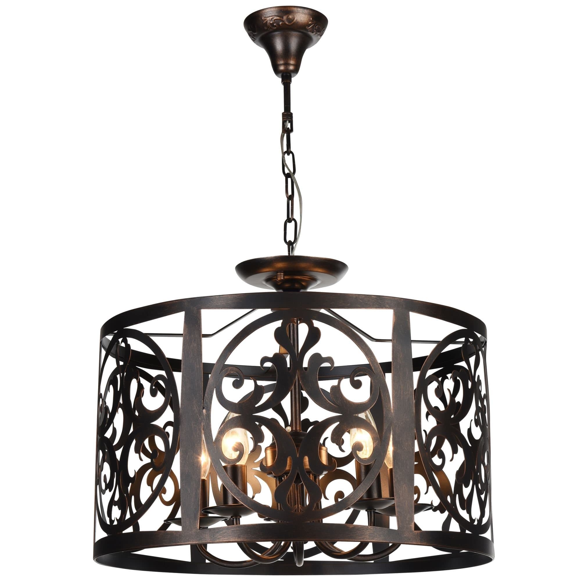 Maytoni House Rustika Коричневый Подвес 5xE14 60W H899-05-R — миниатюра 3
