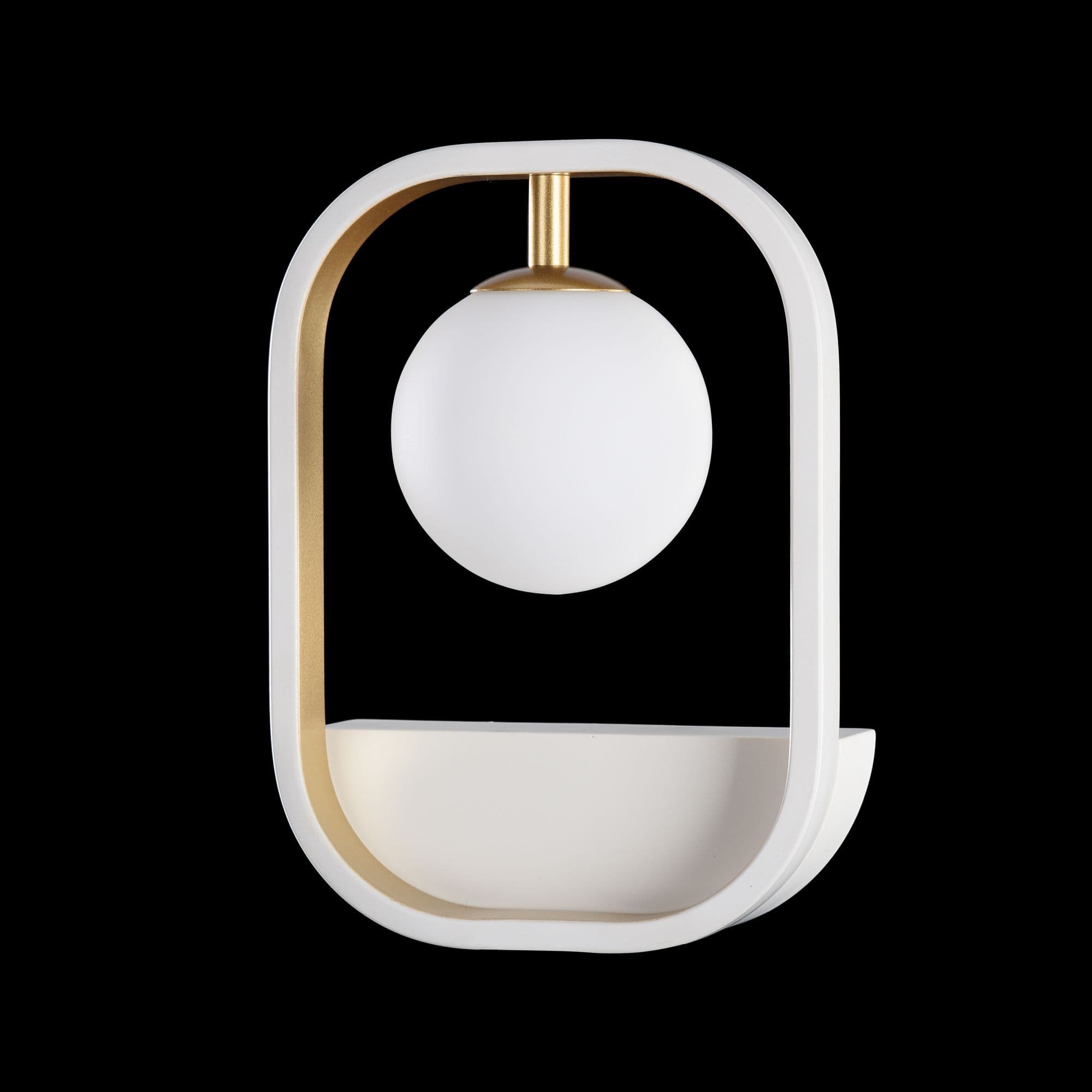 Maytoni Modern Avola Белый с Золотом Бра 1xG9 40W MOD431-WL-01-WG — миниатюра 8