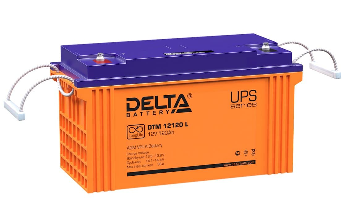 Delta Аккумуляторная батарея DTM 12120 L 12В/120Ач