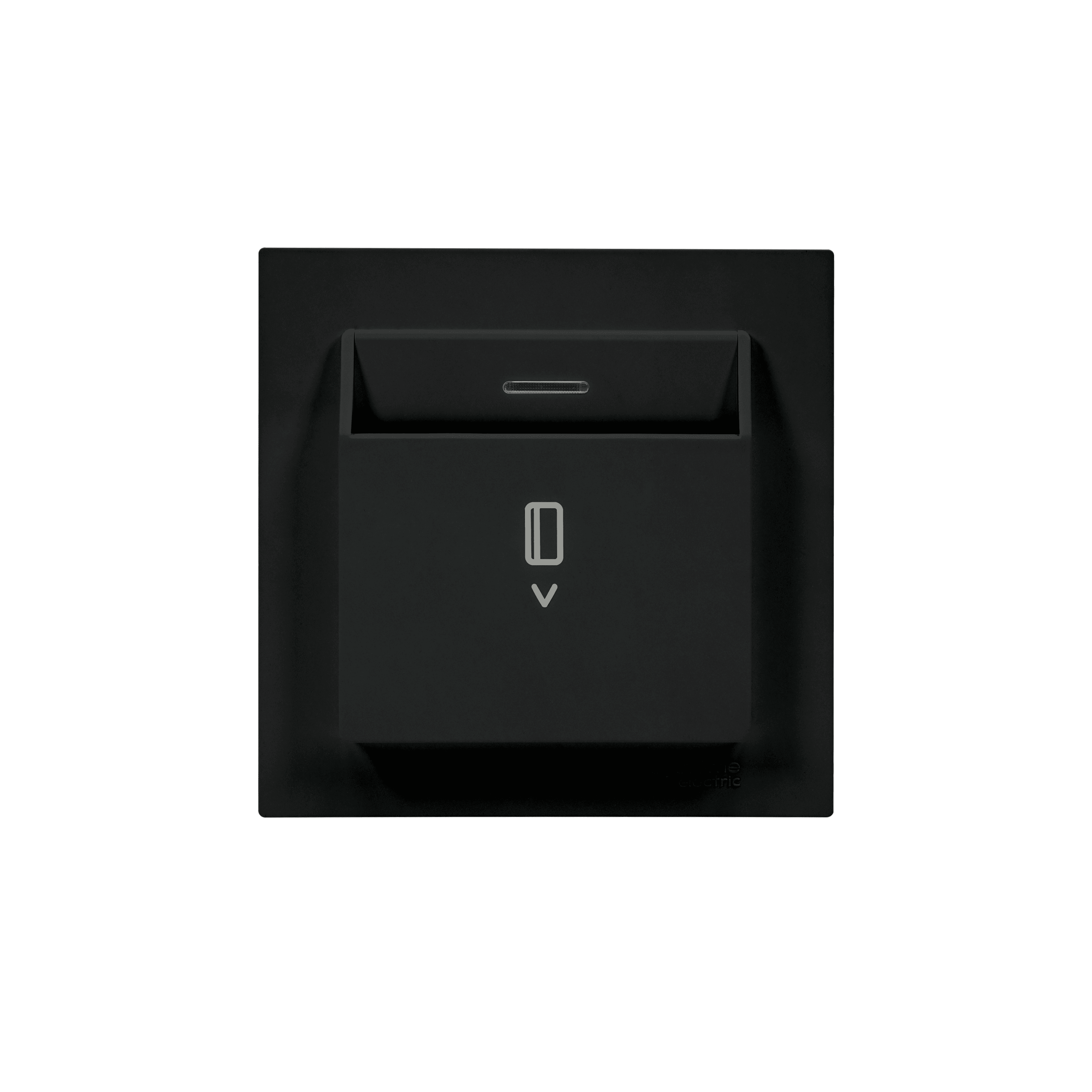 Systeme Electric AtlasDesign Карбон Выключатель карточный с подсветкой, 10А, без задержки отключения, механизм — миниатюра 9