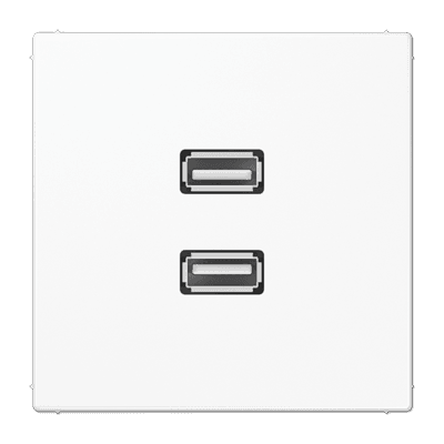 JUNG Мультимедиа разъём 2 x USB MALS1153WW