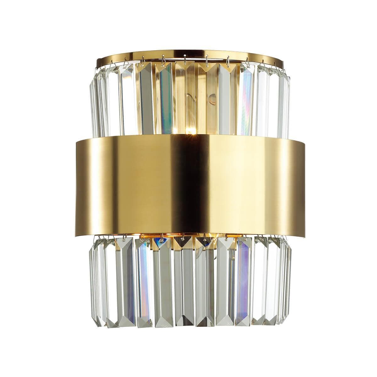 Odeon Light 4840/2W HALL ODL21 331 золото/металл/стекло/хрусталь Бра E14 2*40W LEPART — миниатюра 1