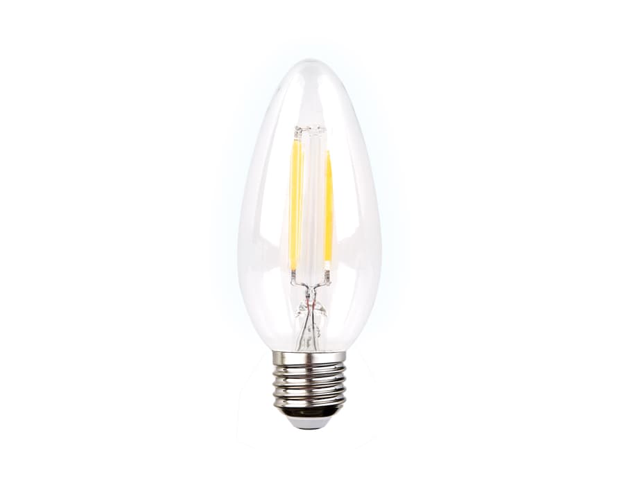 Ambrella Филаментная светодиодная лампа Filament LED C37-F 6W E27 4200K (60W) 202220