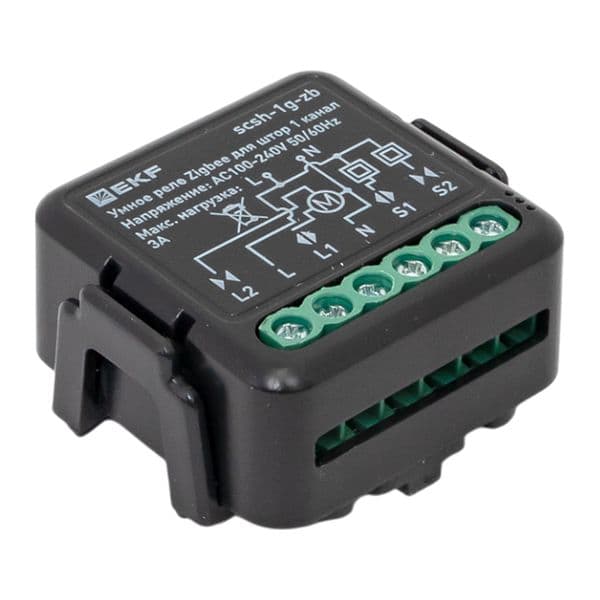 EKF Умное реле для штор в подрозетник 1-канальное Zigbee Connect Select — миниатюра 8