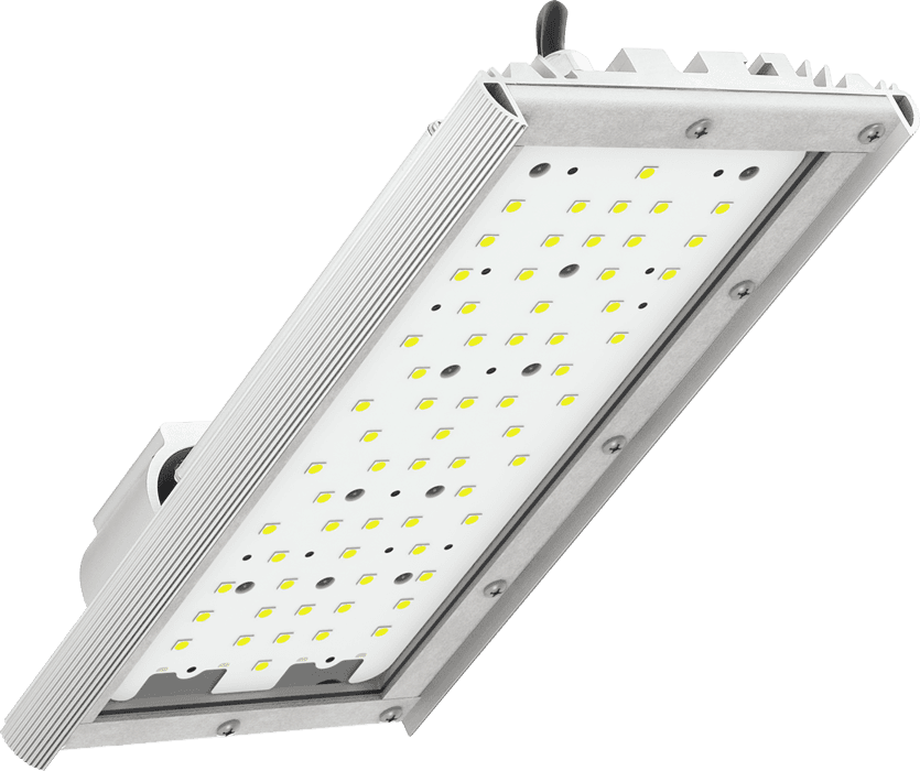 Светодиодный светильник Diora Unit Glass PRO 100/15500 Д прозрачный 15500лм 100Вт 3000K IP67 0.95PF 80Ra Кп<1 консоль DUGPRO100D-PZ-3K-C