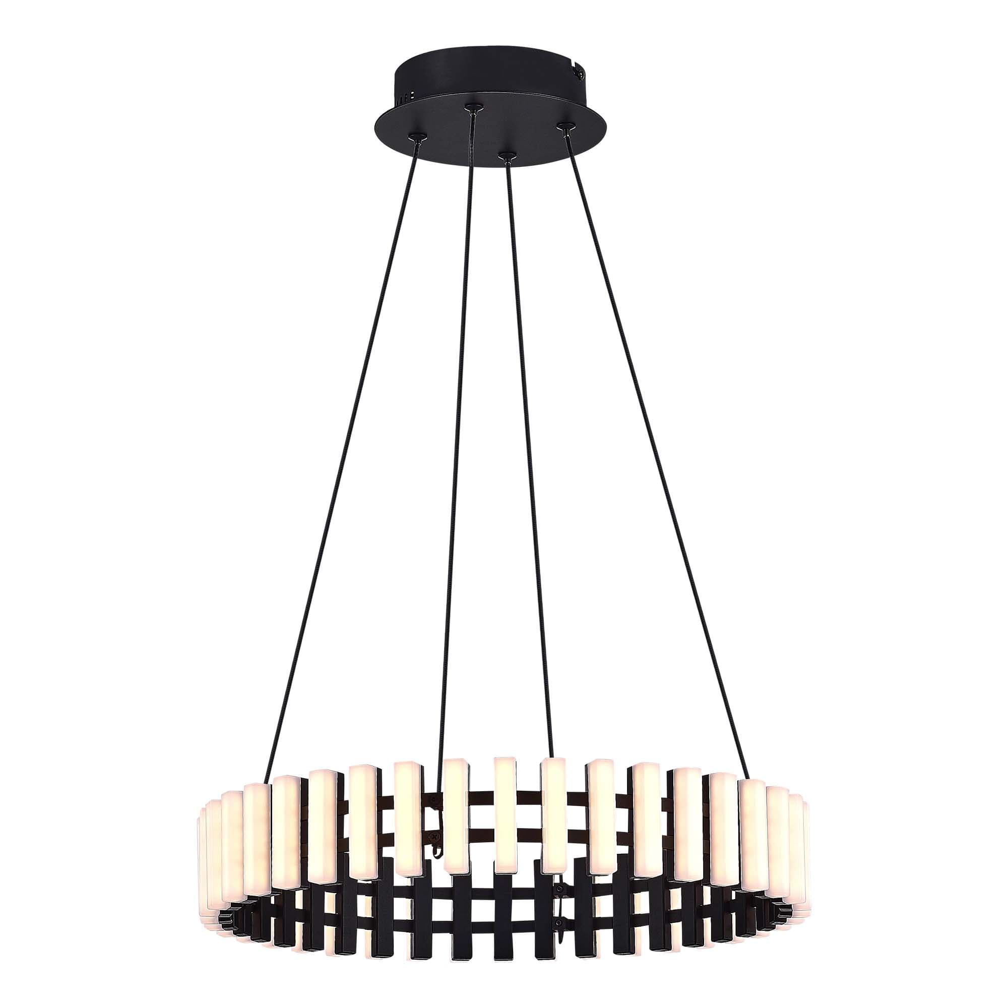 ST LUCE SL6203.403.25 Люстра подвесная Черный/Белый LED 1*25W 3000K