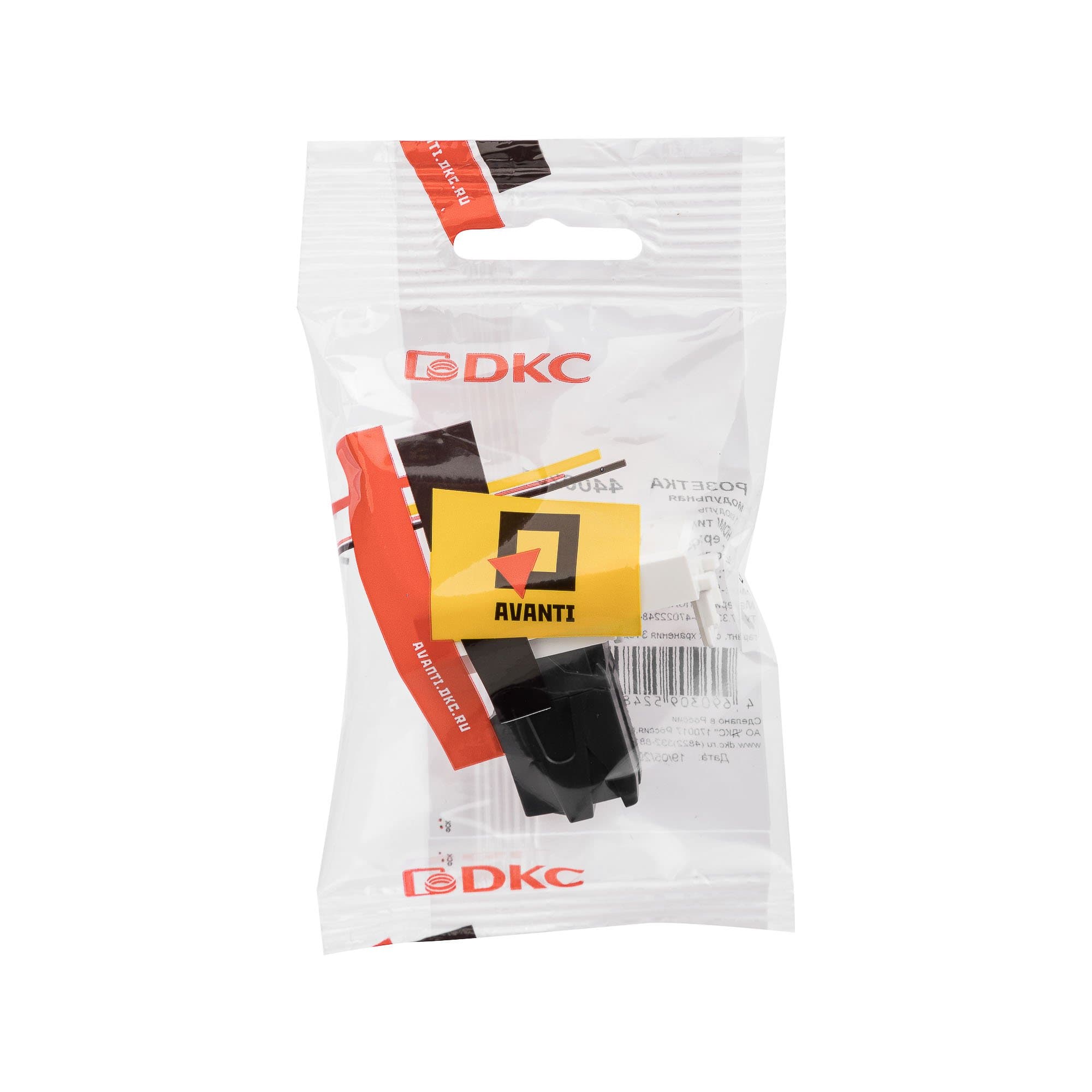 DKC HDMI розетка модульная, тип А-А, "Avanti", "Белое облако", 1 модуль — миниатюра 5