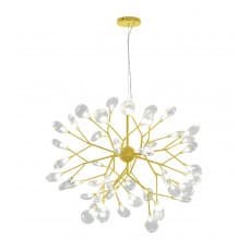 Kink Light 07521-45,33 Люстра Ветта золото d72 h182 G4 45*2W (Led лампы в комплекте, 4000K) (высота корпуса светильника h62)