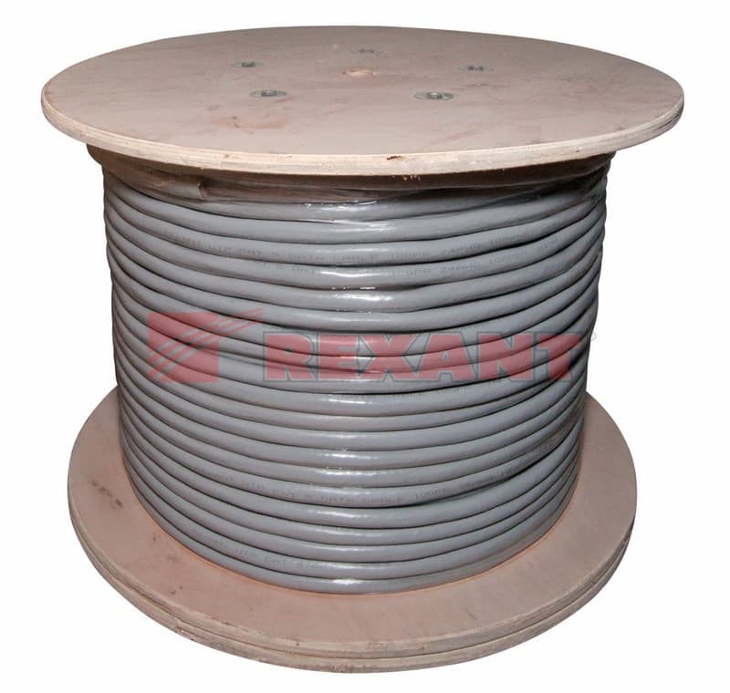 Кабель UTP 100PR 24AWG CAT5 305м Rexant 01-1015 — миниатюра 2