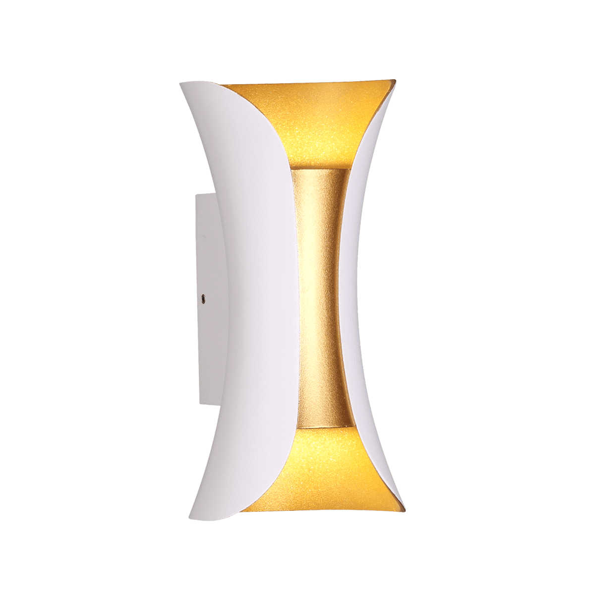 Odeon Light 3886/6WG ODL20 177 белый/золотистый/металл Настенный светильник LED 4000K 6W 220V IP54 KRISTA — миниатюра 2