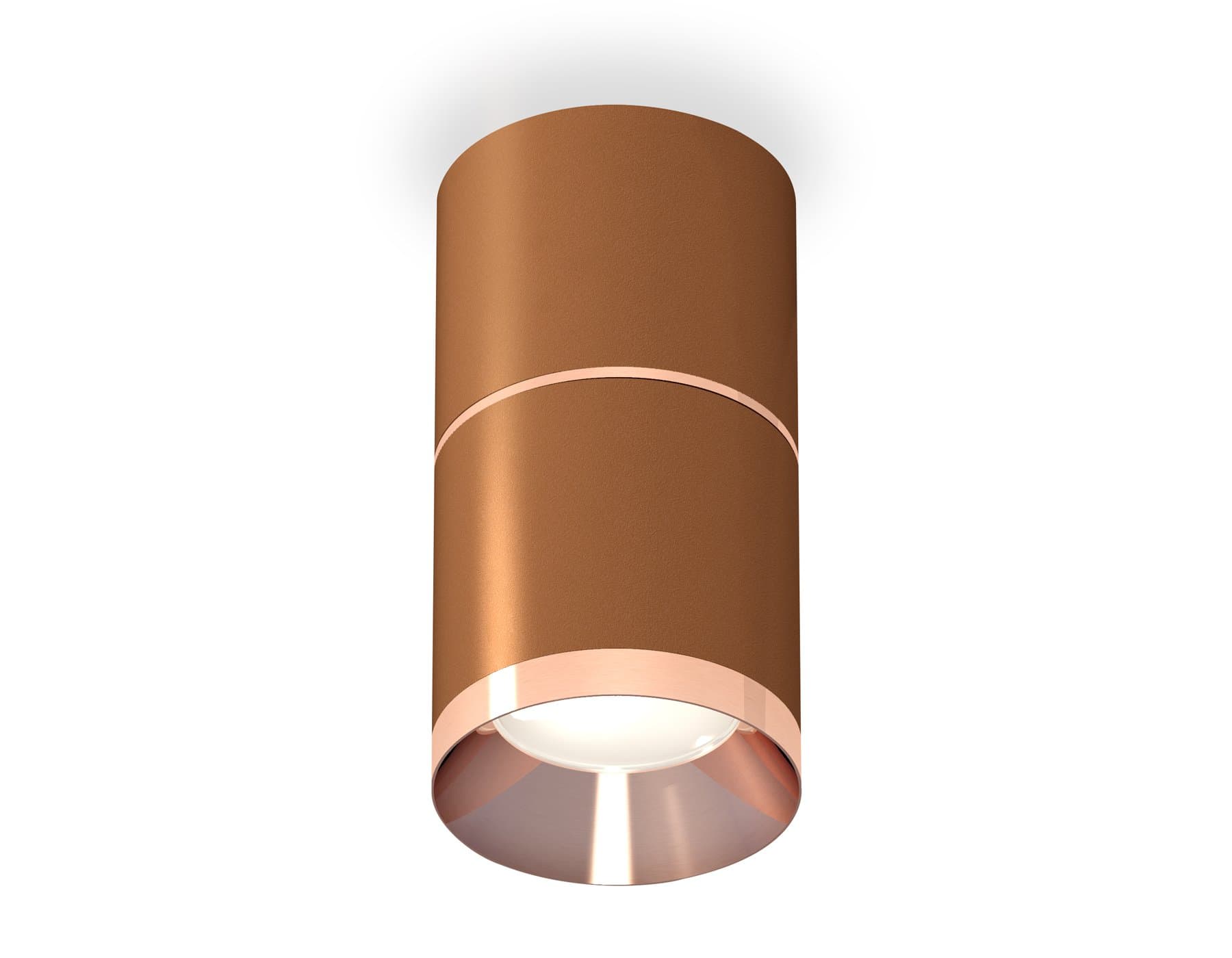 Ambrella Комплект накладного светильника XS7404081 SCF/PPG кофе песок/золото розовое полированное MR16 GU5.3 (C7404, A2073, C7404, N7035) — миниатюра 1