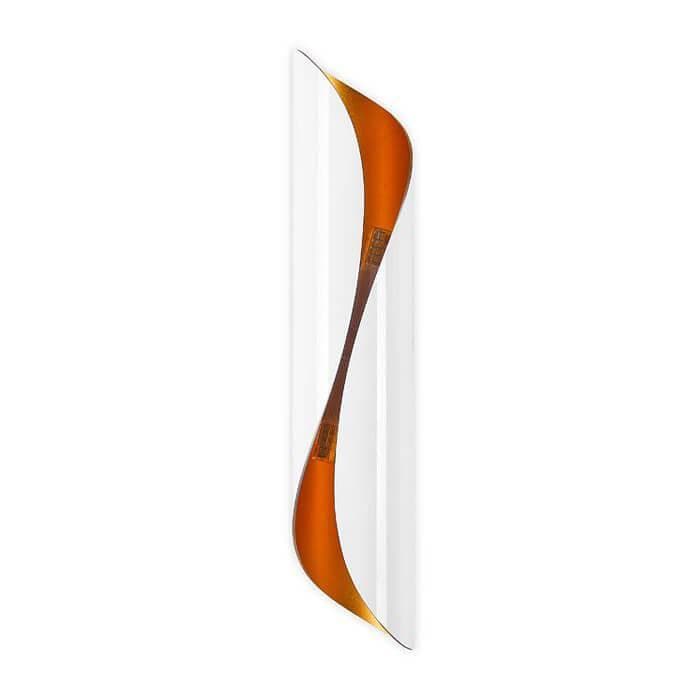 Ambrella Настенный светильник FW240 WH/GD белый/золото G9/2 max 40W 400*80*100 (лампы LED G9 7W 4200K в комплекте) — миниатюра 1