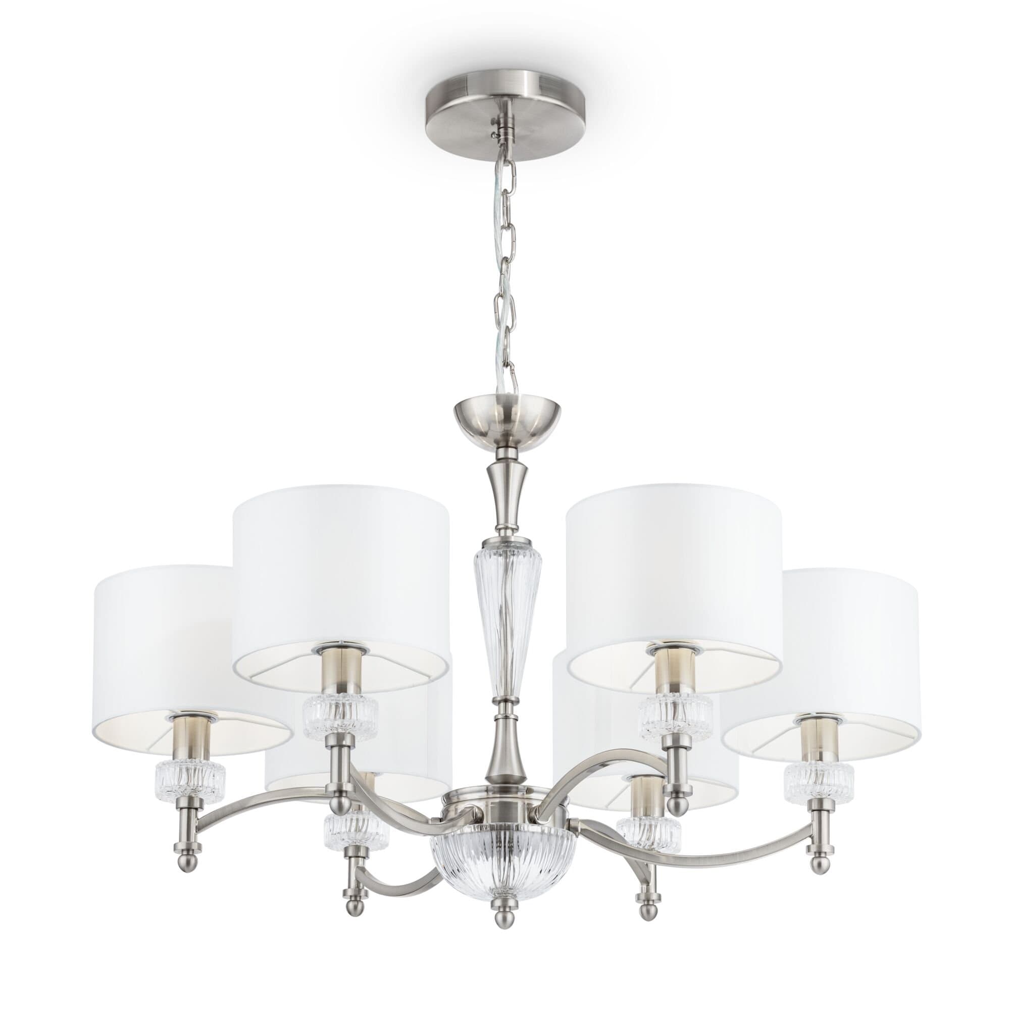 Maytoni Neoclassic Alicante Никель Люстра E14 40W MOD014CL-06N — миниатюра 2