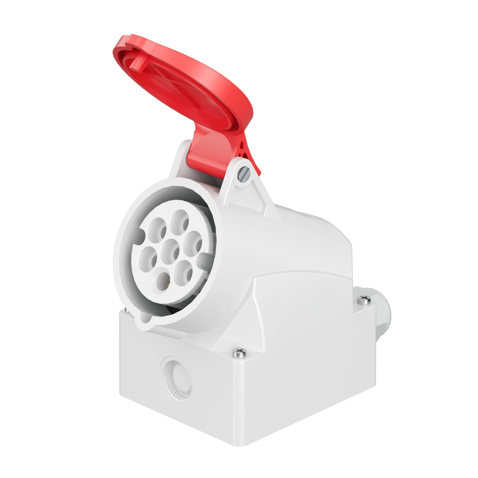 Розетка настенная WS IP44 16A 6P+E 400В — миниатюра 1