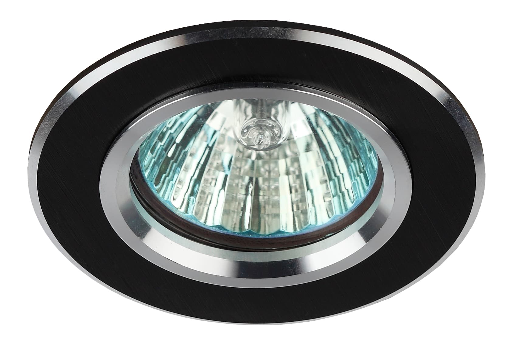 ЭРА KL58 SL/BK Серебро/черный Светильник литой "алюминевый " MR16,12V/220V, 50W