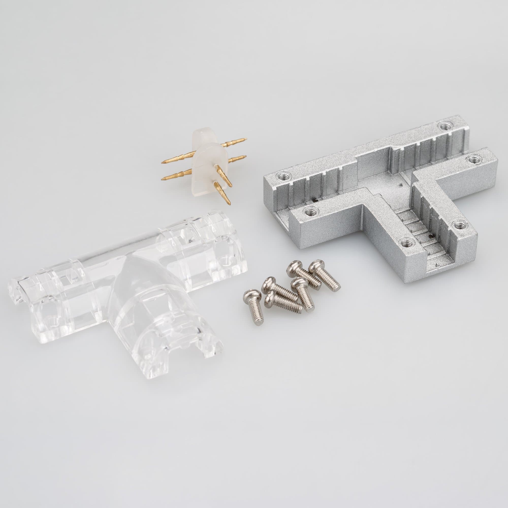 Arlight Соединитель тройной ARL-CLEAR-Mini-2x90 (16x8mm) (Металл) 022706 — миниатюра 2