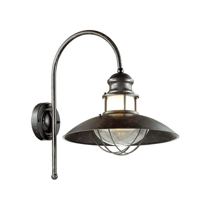 Odeon Light 4164/1WA ODL19 694 коричневый/прозрачный Уличный настенный светильник IP44 E27 1*60W DANTE — миниатюра 1