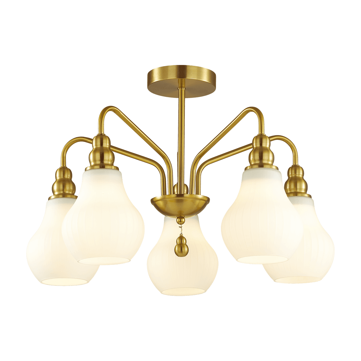 Lumion 4562/5C MODERNI LN21 латунь Люстра потолочная E27 5*60W 220V ELEONORA — миниатюра 2