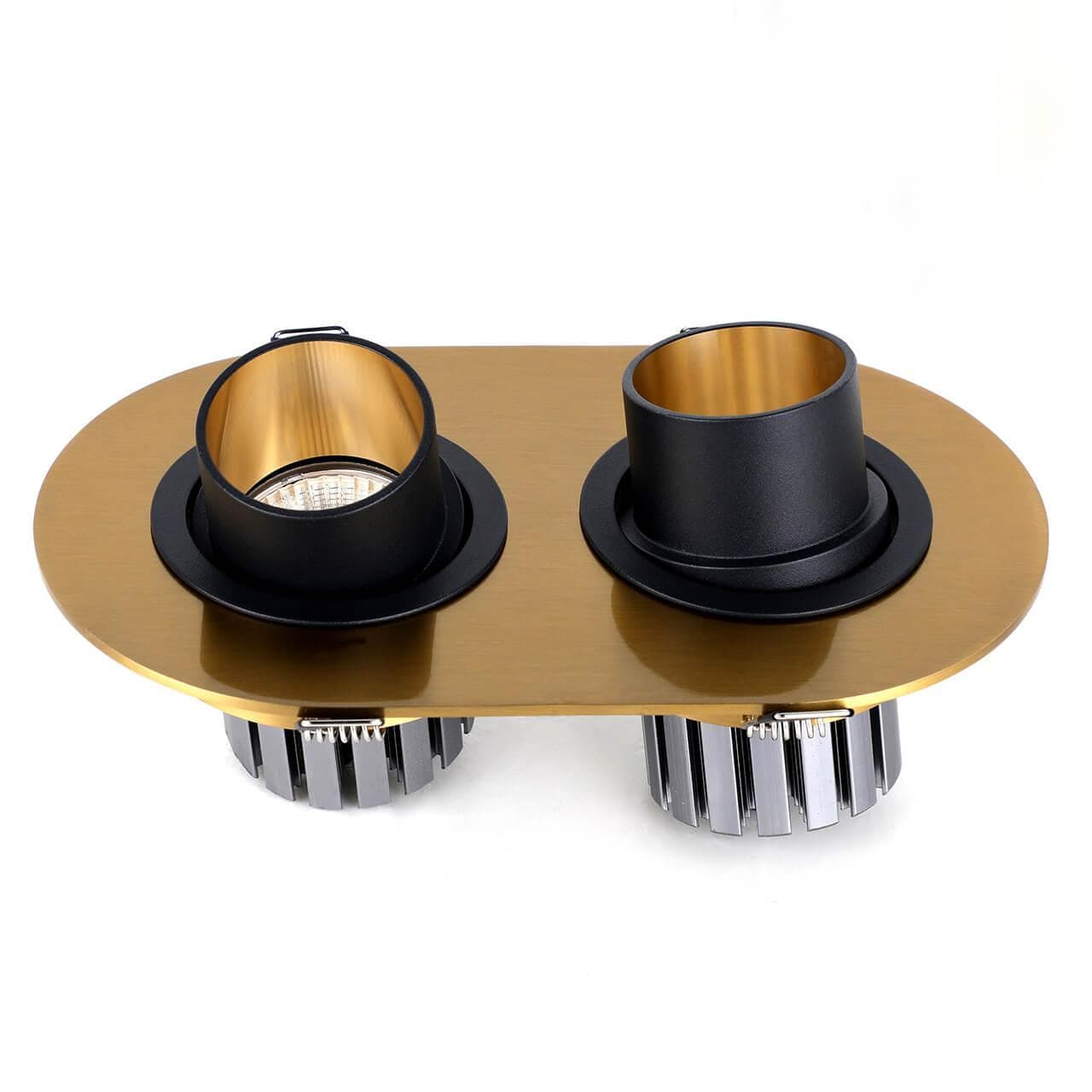 Favourite 2790-2C Retro Cветильник врезной L200*W120*H95, 2*LED*7W, 1120LM, 4000K, included — миниатюра 1