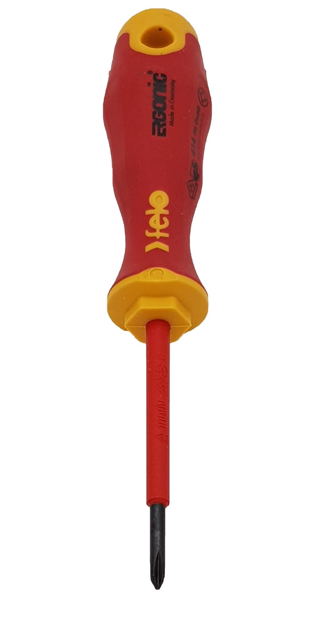 Felo Отвертка диэлектрическая Ergonic  крестовая PH 0X60 41400190 — миниатюра 1