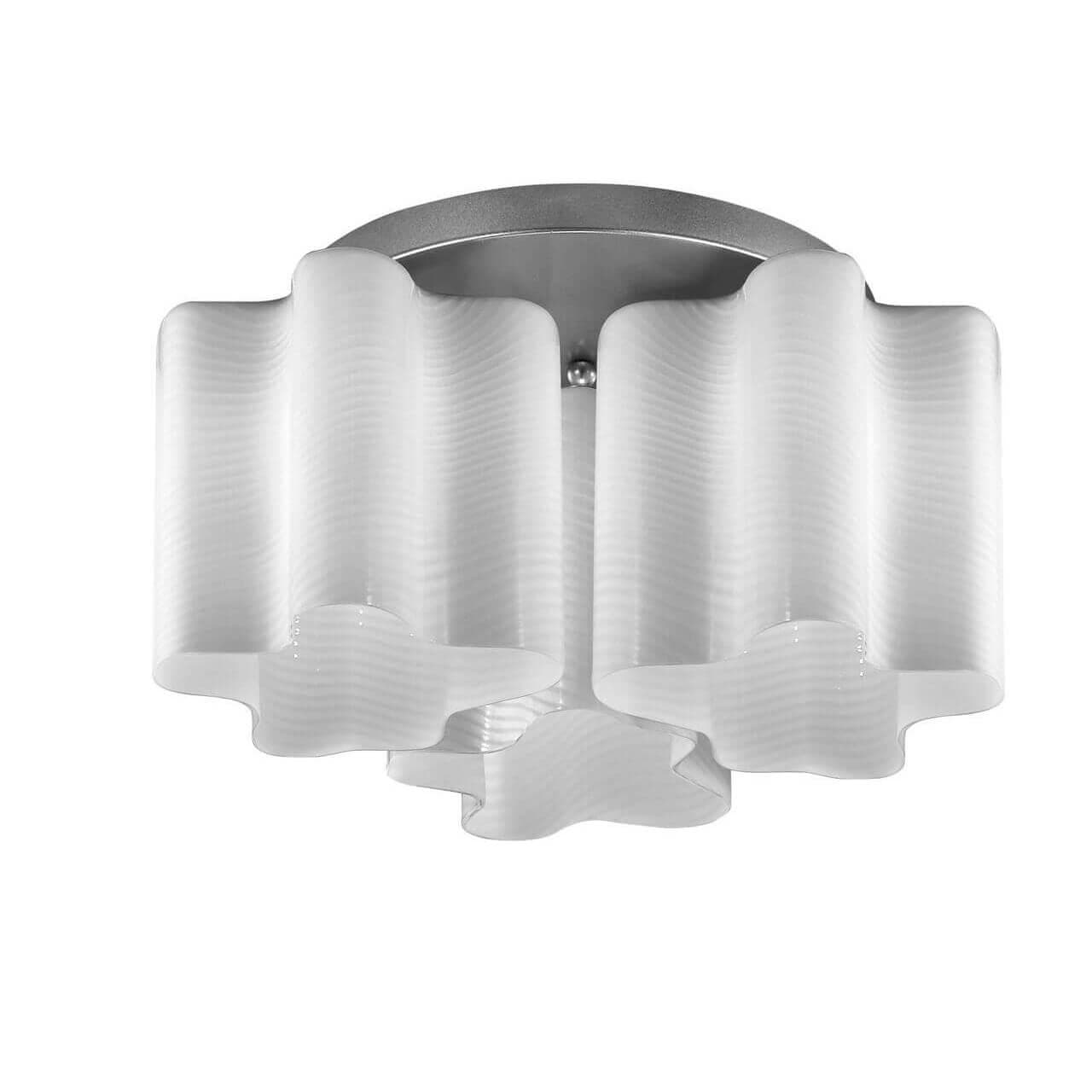 ST LUCE SL117.502.03 Люстра потолочная  Серебристый/Белый с полосками E27 3*60W — миниатюра 1