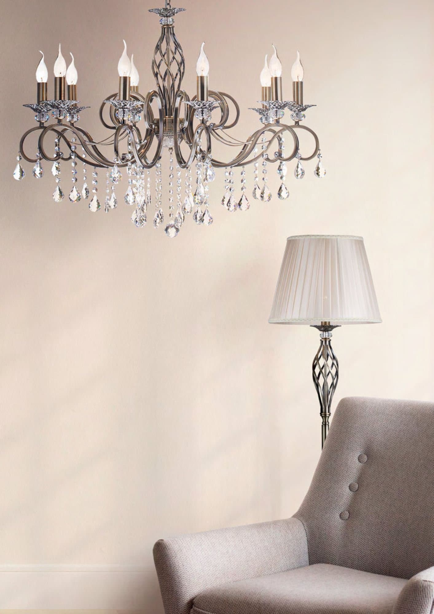 Maytoni Royal Classic Grace Латунь Люстра 10xE14 60W RC247-PL-10-R — миниатюра 7