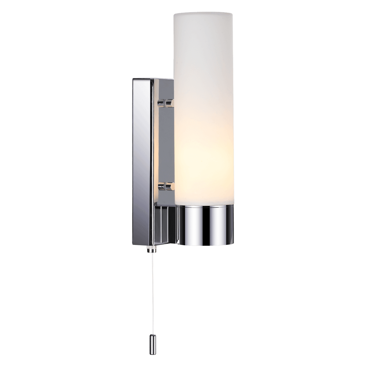 Odeon Light 2660/1W ODL14 782 хром/белый Настенный светильник с выкл IP44 E27 60W 220V Tingi — миниатюра 2