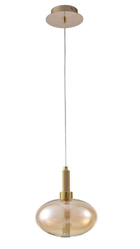 Kink Light 07573,03 Подвес Ларки янтарный d21 h150 Led 1*5W (4000K)