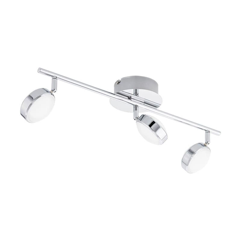 Eglo Спот LED SALTO, 3x5,4W(LED), L560, сталь, хром/пластик, матовый 95631