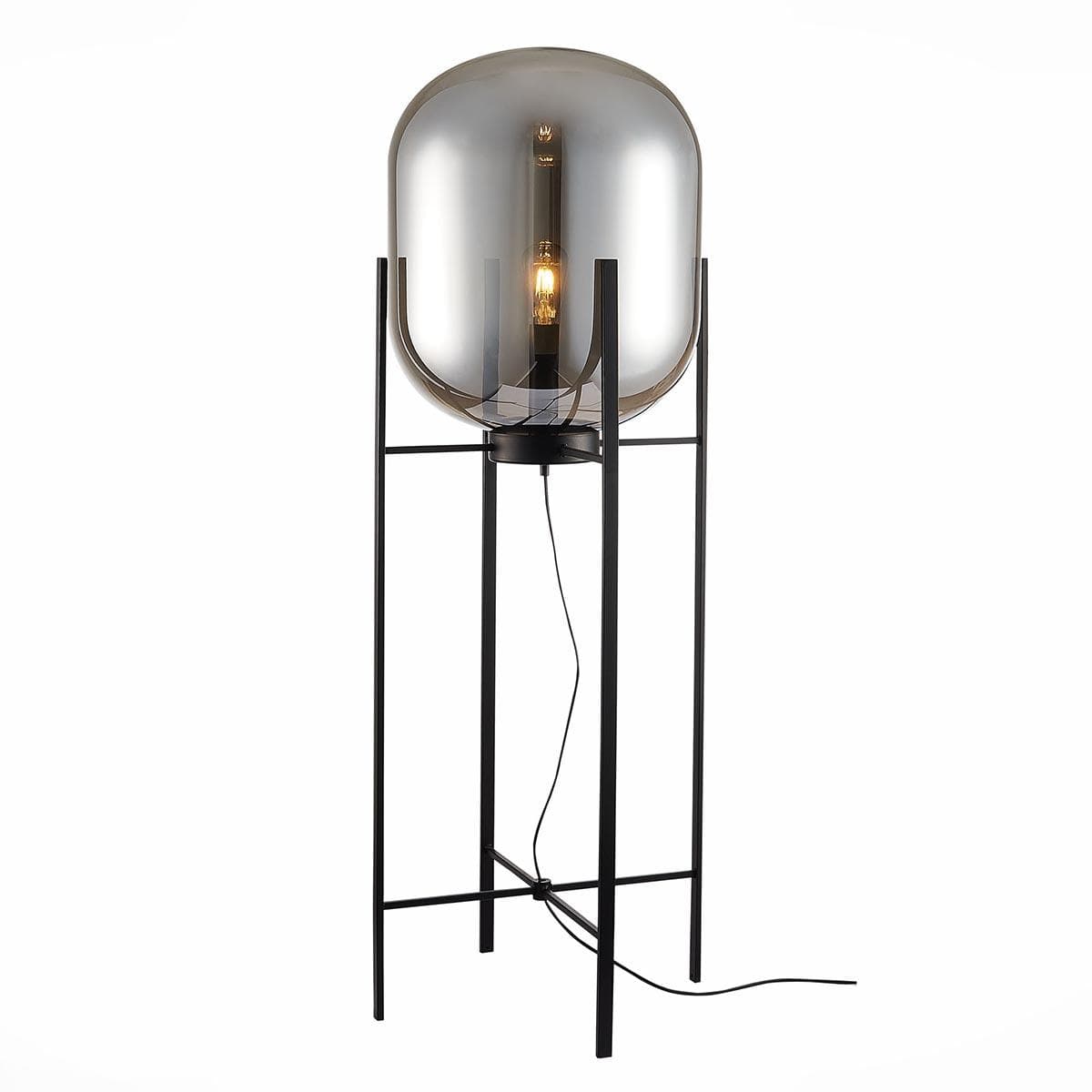 ST Luce SL1050.725.01 Торшер Черный/Дымчатый E27 1*40W — миниатюра 2