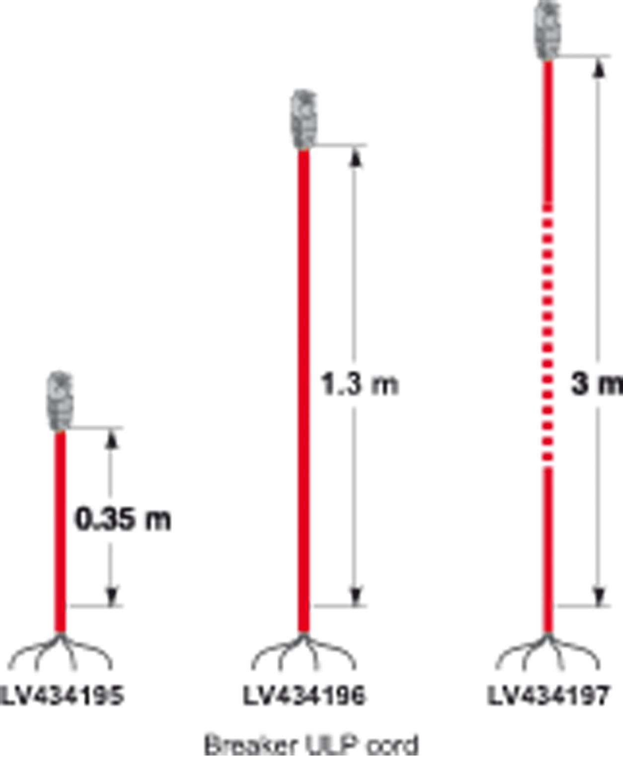 SE Masterpact Compact Кабель ULP CORD L= 1,3 м для NT, NW LV434196 — миниатюра 2
