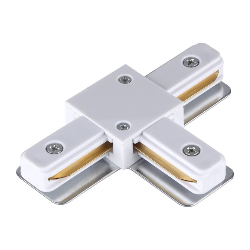 Novotech 135143 PORT NT22 белый Соединитель с токопроводом "T" для однофазного двухжильного шинопровода IP20 220V