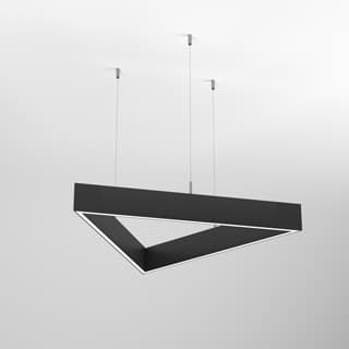 Arlight Светильник ALT-LINEAIR-TRIANGLE-FLAT-UPDOWN-DIM-1375-130W Day4000 (BK, 100 deg, 230V) (IP20 Металл, 3 года) 032995 — миниатюра 1