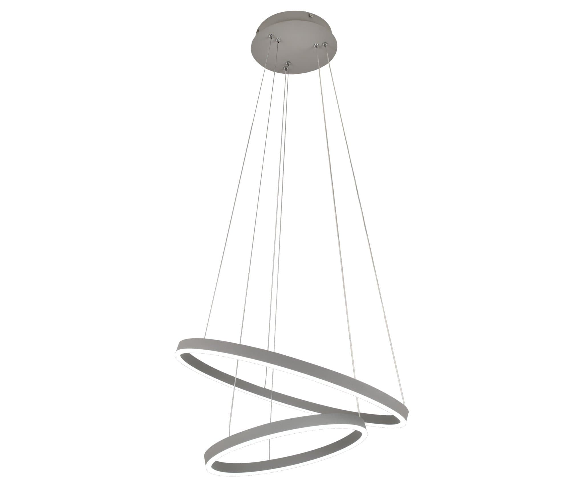 Kink Light 08219,16(4000К) Подвес Тор серебро d60+40 h200 Led 60W (4000K)