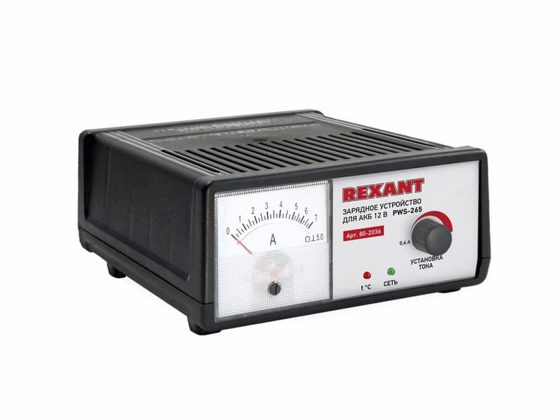 Автоматическое зарядное устройство 0,4-7 А (PWS-265) Rexant 80-2036