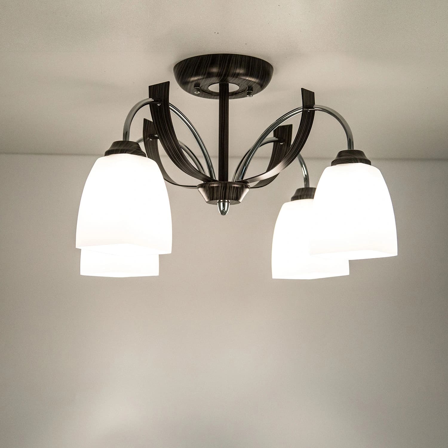 Citilux CL128141 Крокус Хром+Венге Светильник Люстра — миниатюра 4