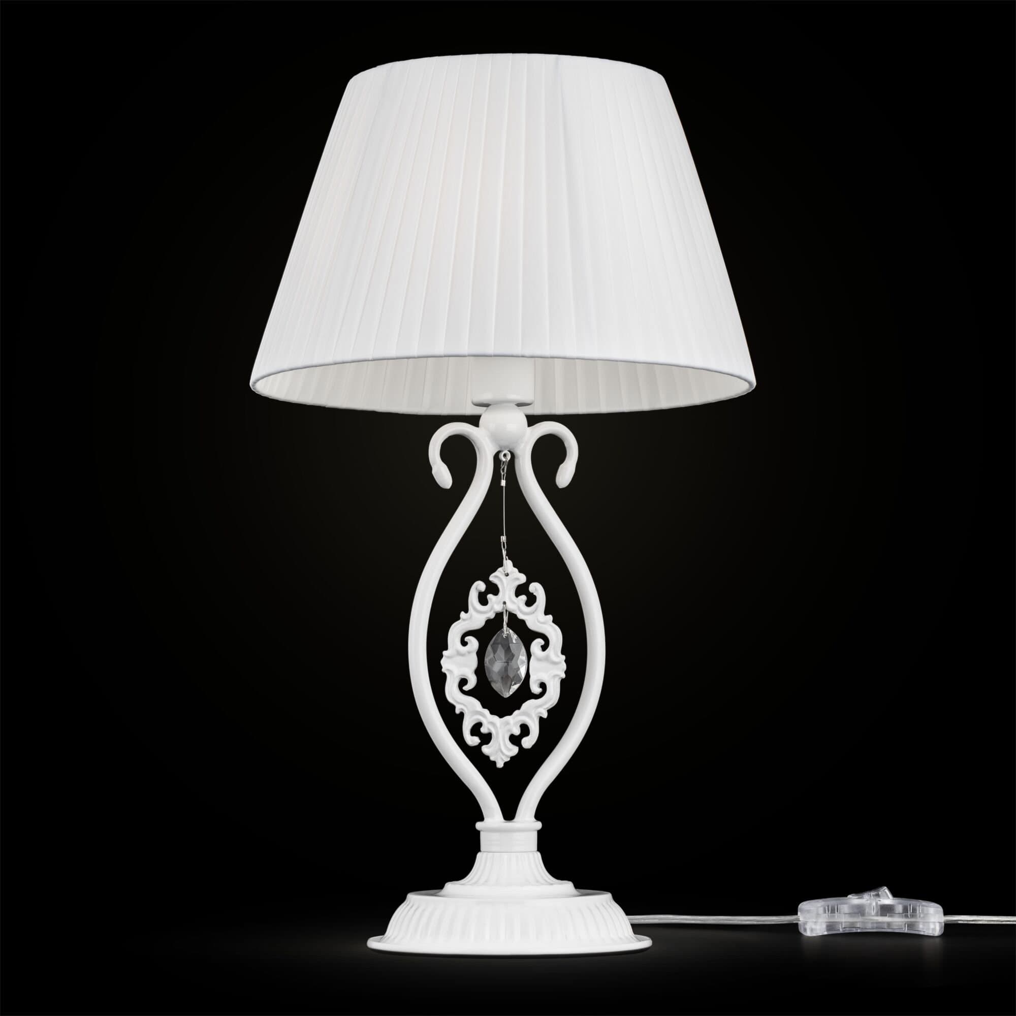 Maytoni Elegant Passarinho Жемчужный белый Настольная Лампа 1xE14 40W ARM001-11-W — миниатюра 4