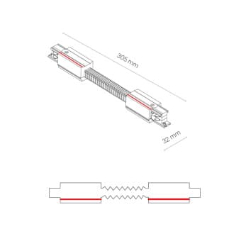 Nowodvorski Коннектор прямой гибкийi Ctls Power 8698