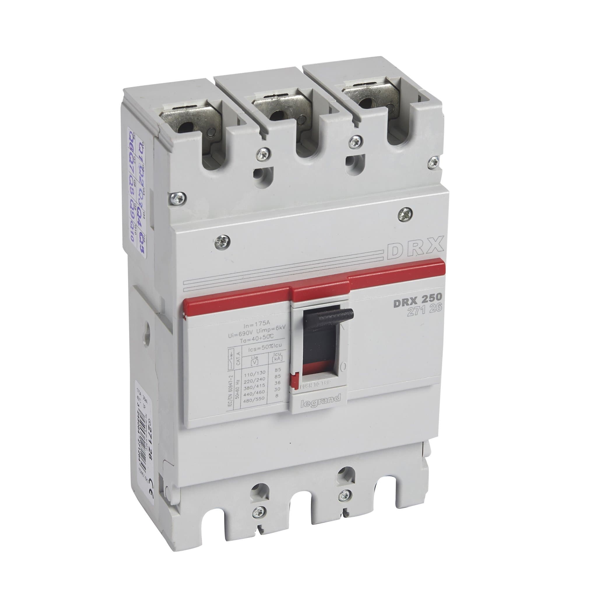 Legrand DRX250 фиксированный 3P 175А 36кА 027126 — миниатюра 1