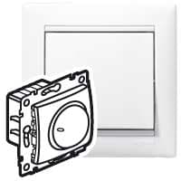 Legrand DIY Valena Бел Светорегулятор поворотный 40-400W для ламп накаливания (вкл поворотом) 694288 — миниатюра 4