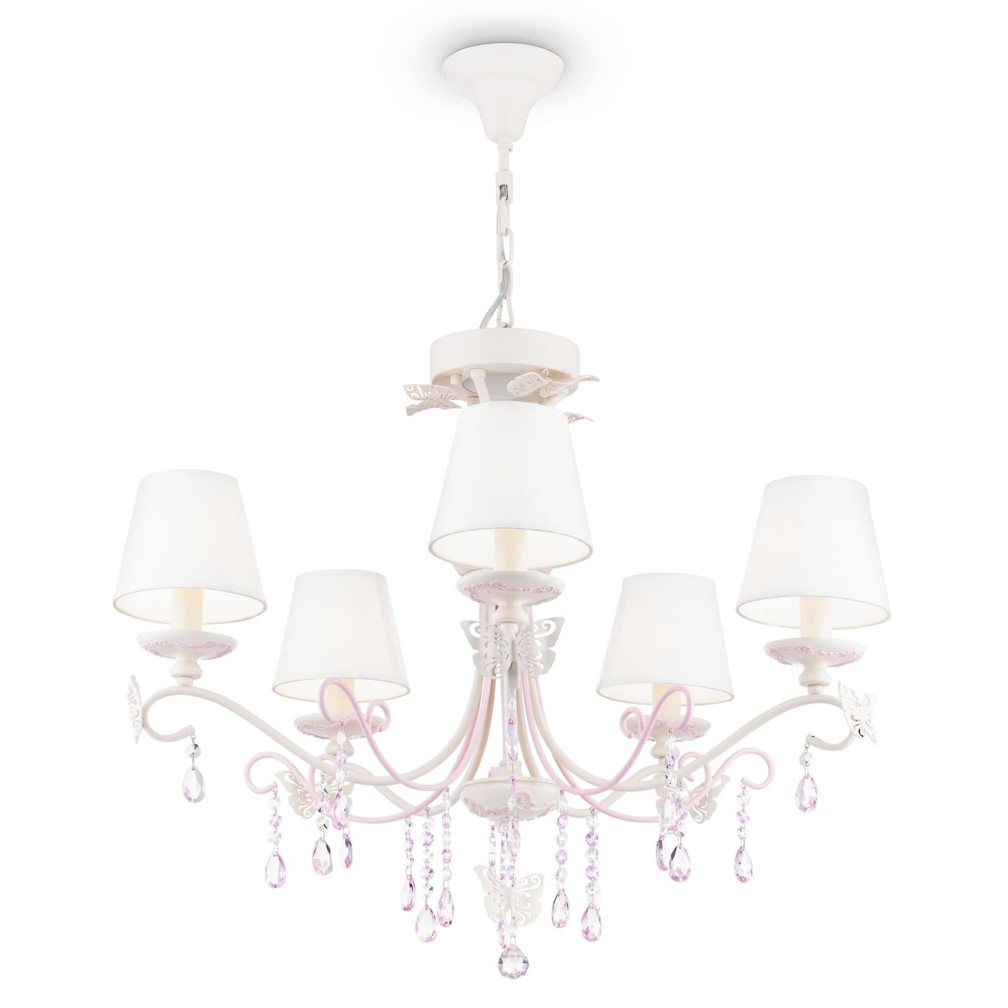Maytoni Elegant Fiona Белый Люстра 5xE14 40W ARM032-05-PK — миниатюра 3
