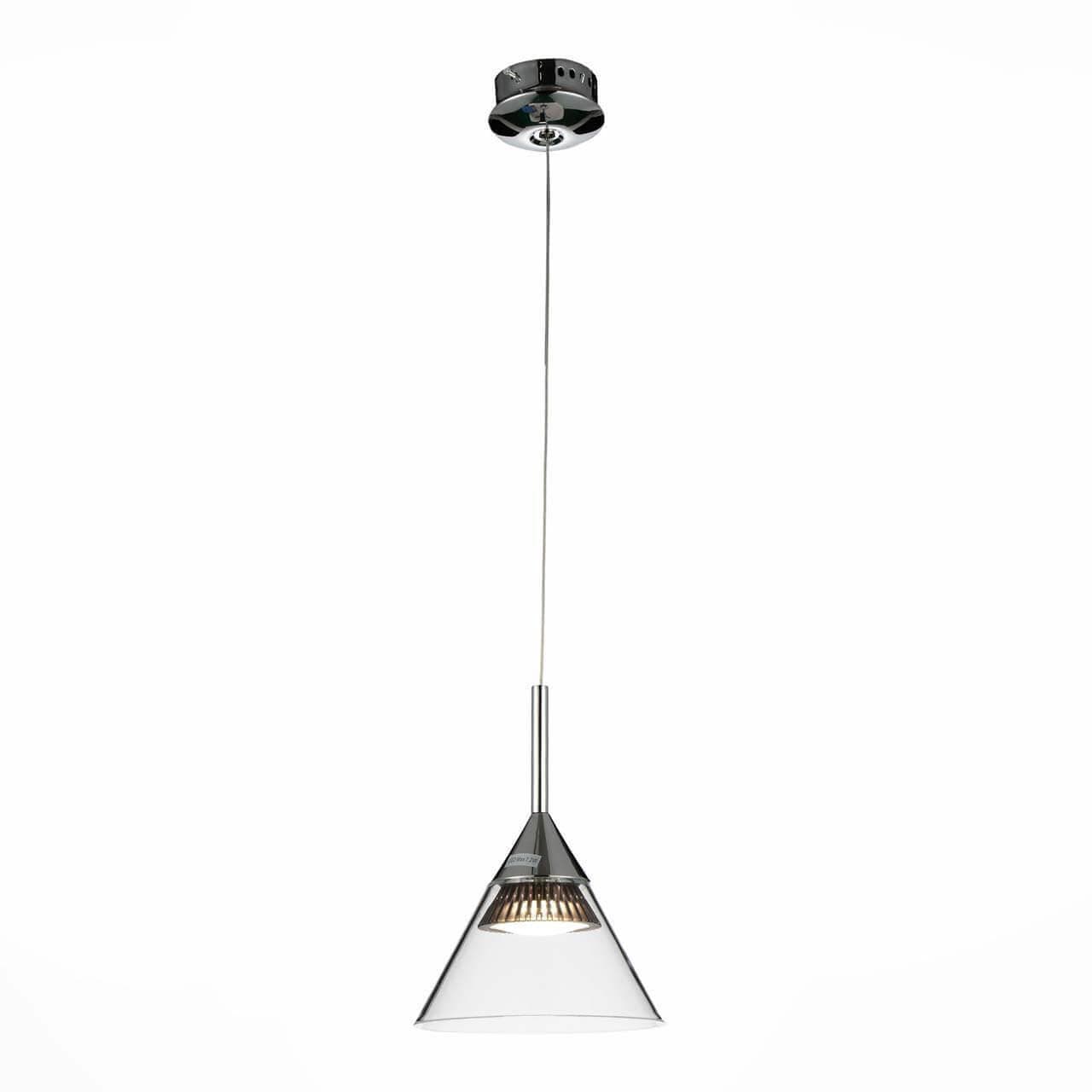 ST LUCE SL930.103.01 Подвес  Хром/Прозрачный LED 1*7W — миниатюра 1