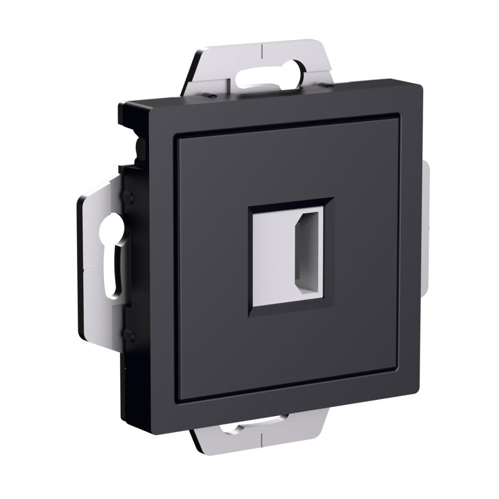 Systeme Electric AtlasDesign Карбон Розетка HDMI, механизм