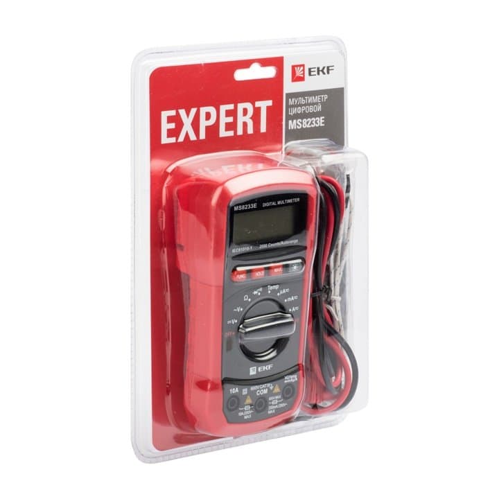 EKF PROxima Мультиметр цифровой MS8233E Expert In-180701-pm8233E — миниатюра 3