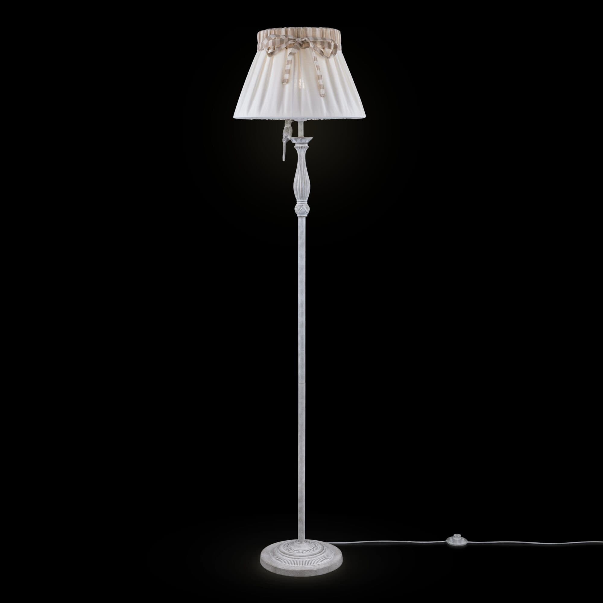 Maytoni Elegant Bird Белый Антик Торшер 1xE27 40W ARM013-22-W — миниатюра 4